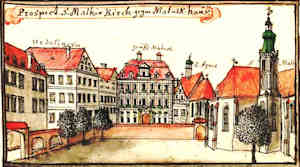 Prospect S. Mathie Kirch gegen Matusk. Haus - Kościół św. Mateusza, widok ogólny